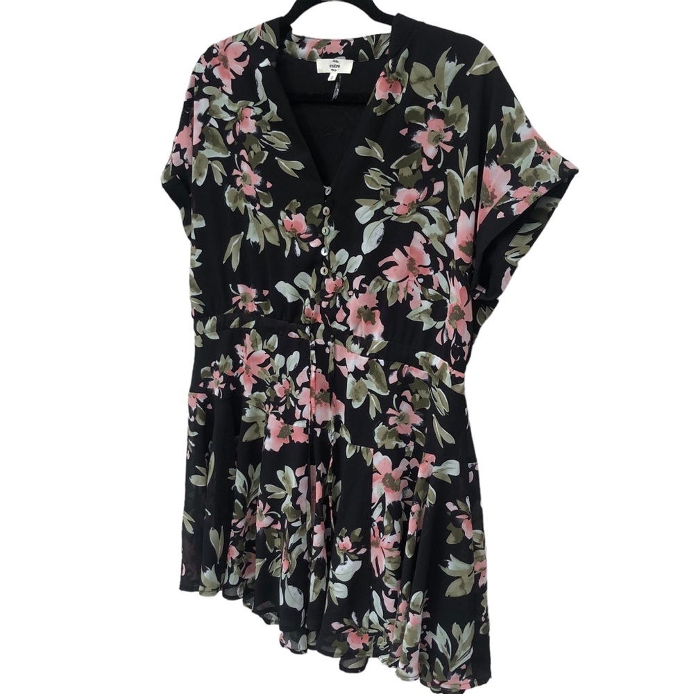 Entro Floral Short Sleeve Dress size Small - Picture 5 of 8